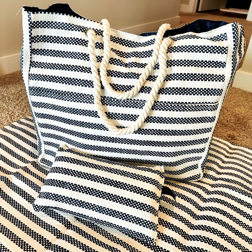 Beach Tote Set- NEW